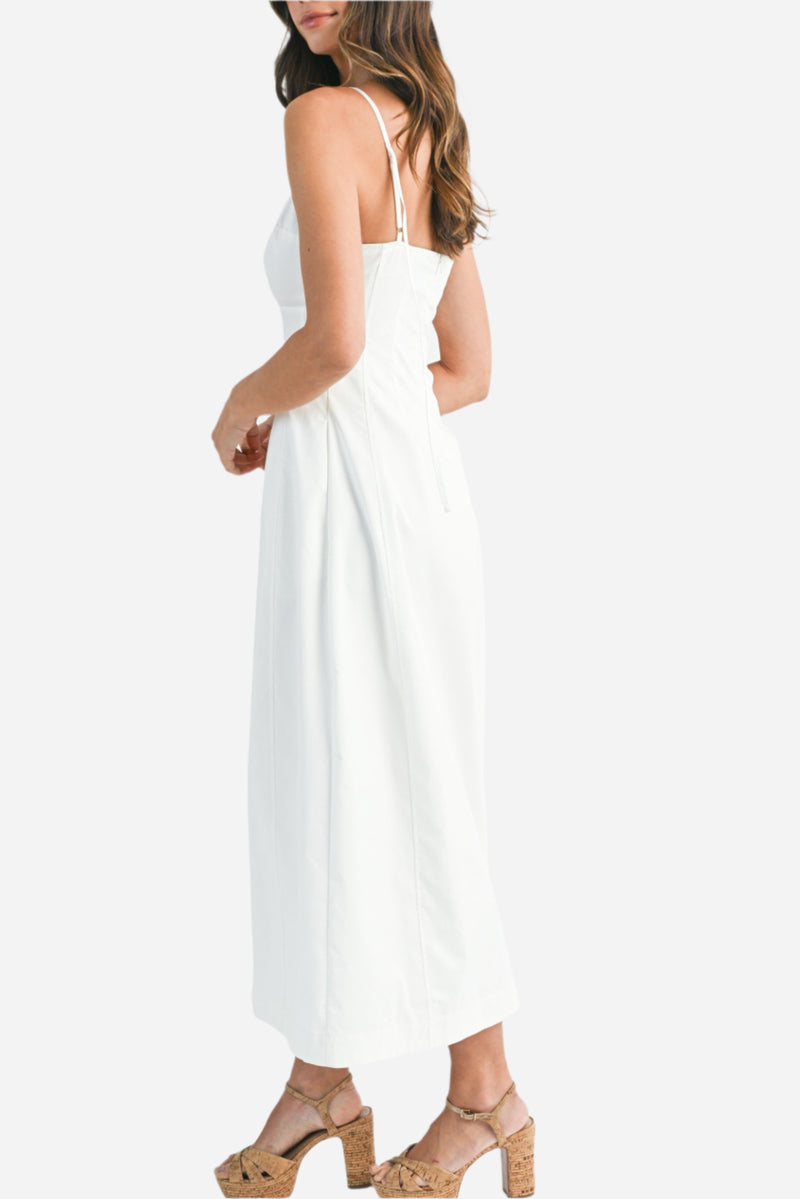Dalia Spaghetti Strap Midi Dress