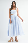 Fallon Top and Midi Skirt Set