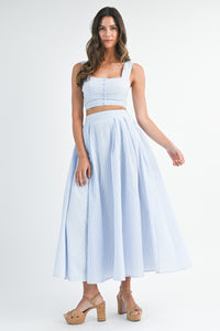 Fallon Top and Midi Skirt Set
