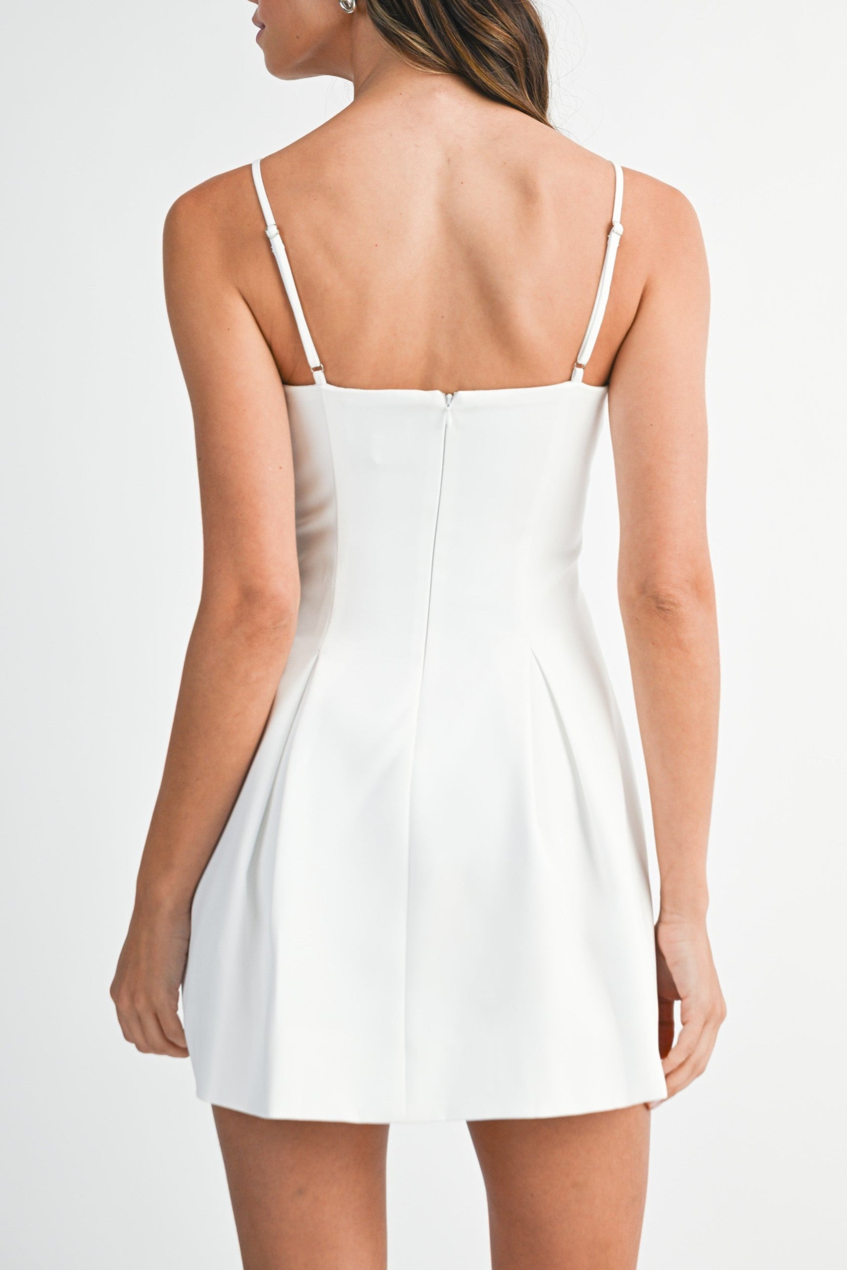 Carly Pleated Mini Dress