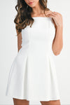 Carly Pleated Mini Dress
