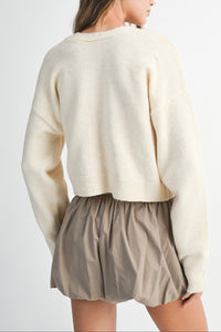 Brighton Back Bow Knit Sweater
