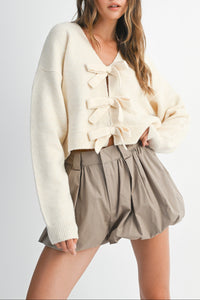 Brighton Back Bow Knit Sweater