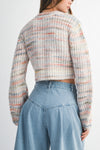 Alix Striped Cropped Sweater