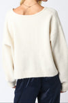 Stella Knit Long Sleeve Top in Ecru