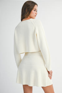 Palmer Long Sleeve Knit Sweater & Skirt Set