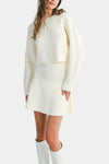 Palmer Long Sleeve Knit Sweater & Skirt Set