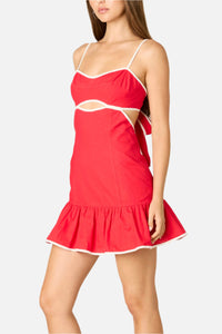 Josie Linen Blend Mini Dress