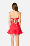 Josie Linen Blend Mini Dress
