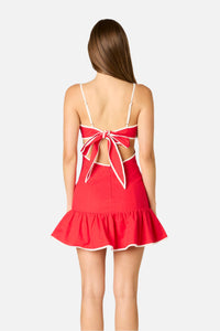 Josie Linen Blend Mini Dress