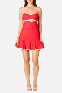 Josie Linen Blend Mini Dress