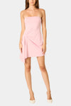 Tova Strapless Ruched Mini Dress