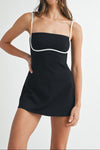 Fraser Contrast Binding A-line Mini Dress