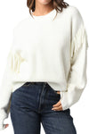 Karli Long Sleeve Fringe Sweater