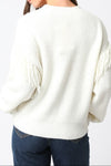 Karli Long Sleeve Fringe Sweater