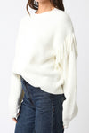Karli Long Sleeve Fringe Sweater