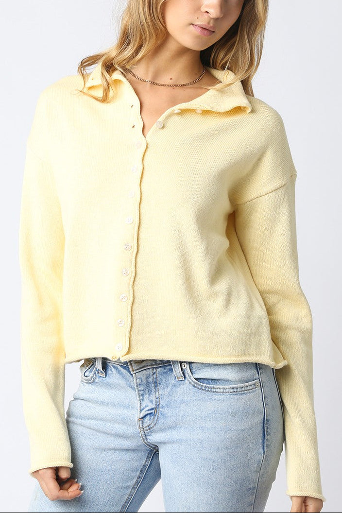 Hughes Button Knit Cardigan