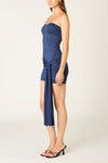 Aubrie Strapless Ruched Mini Dress