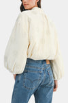 Blake Beaded Velvet Bomber Jacket