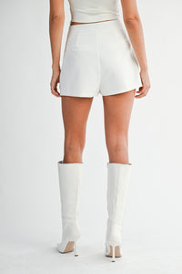 Jen Jewel Button Skort