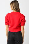 Julia Puff Sleeve Knit Top