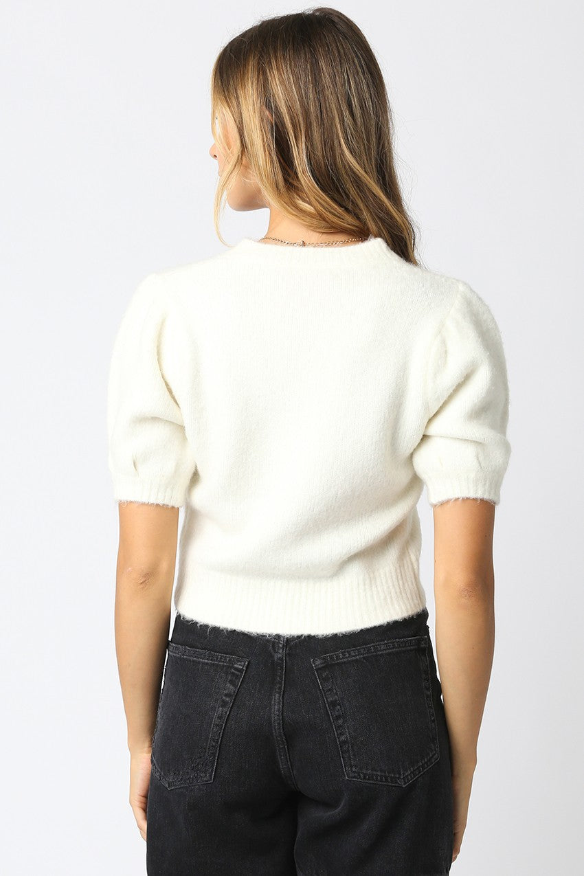 Jaxon Puff Sleeve Knit Top