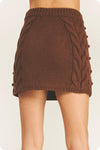 Cambria Pom Pom Knit Mini Skirt
