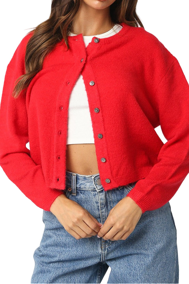 Abby Knit Long Sleeve Cardigan