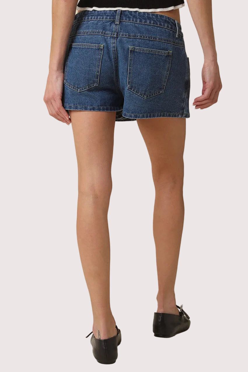 Janie Denim Mini Skort