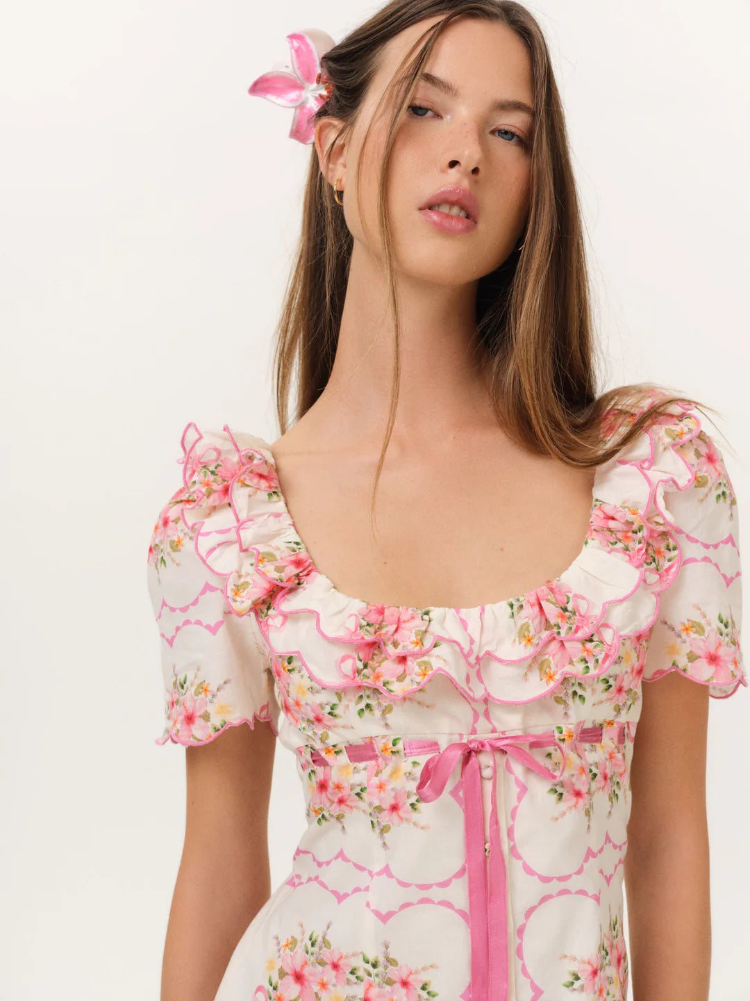 For Love & Lemons Scarlett Mini Dress