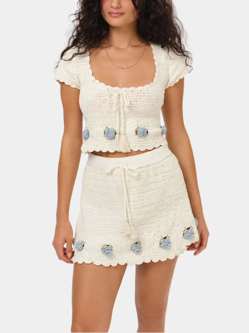 For Love & Lemons Lara Top & Mini Skirt