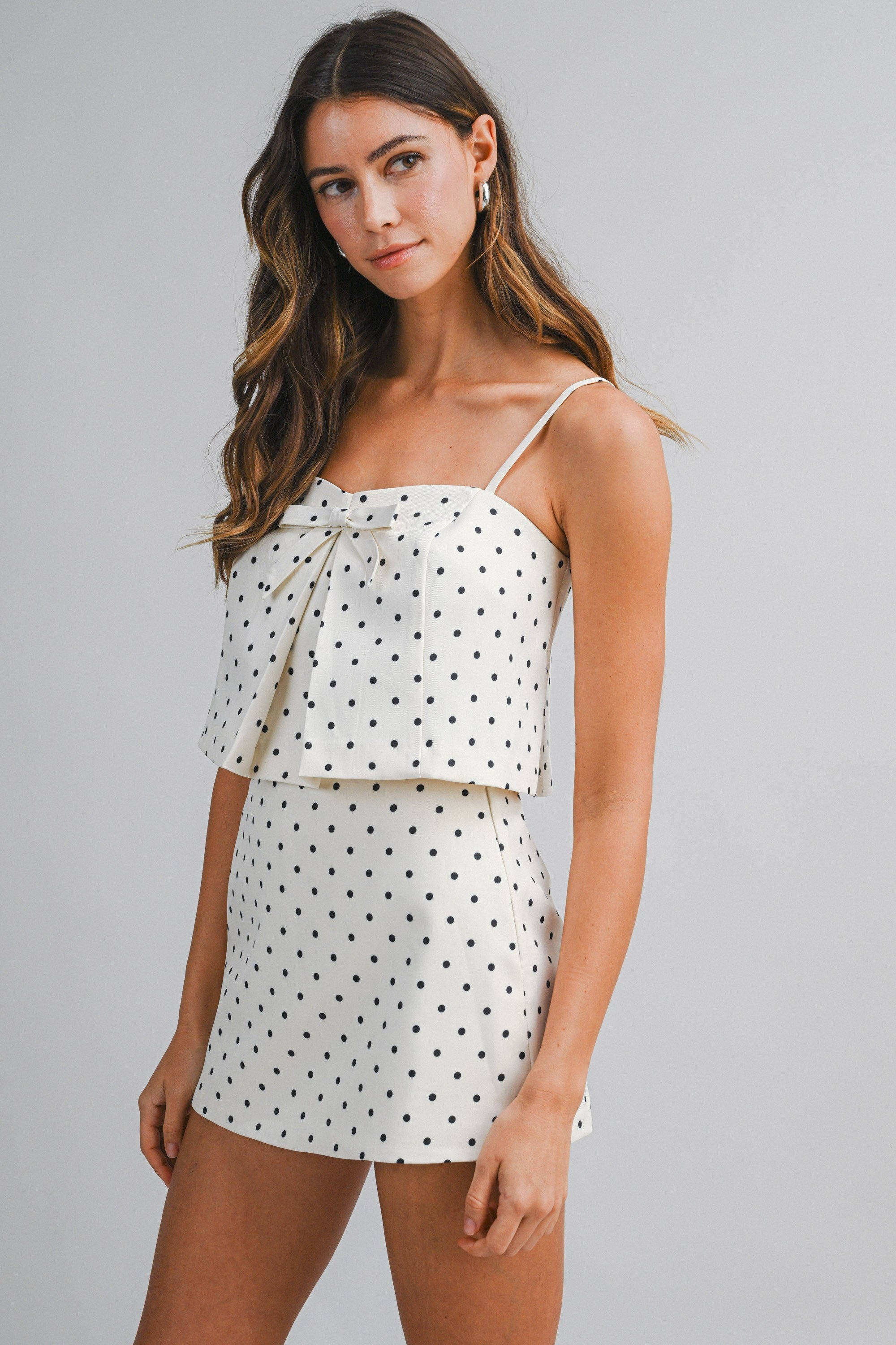 Jules Polka Dot Top & Mini Skort Set