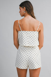 Jules Polka Dot Top & Mini Skort Set