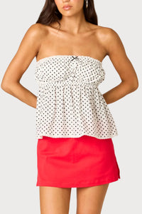 Wren Mini Skort in Red
