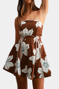 Leon Floral Print Mini Dress
