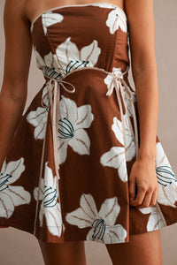 Leon Floral Print Mini Dress