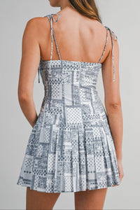 Aimee Paisley Print Mini Dress