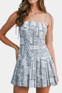 Aimee Paisley Print Mini Dress