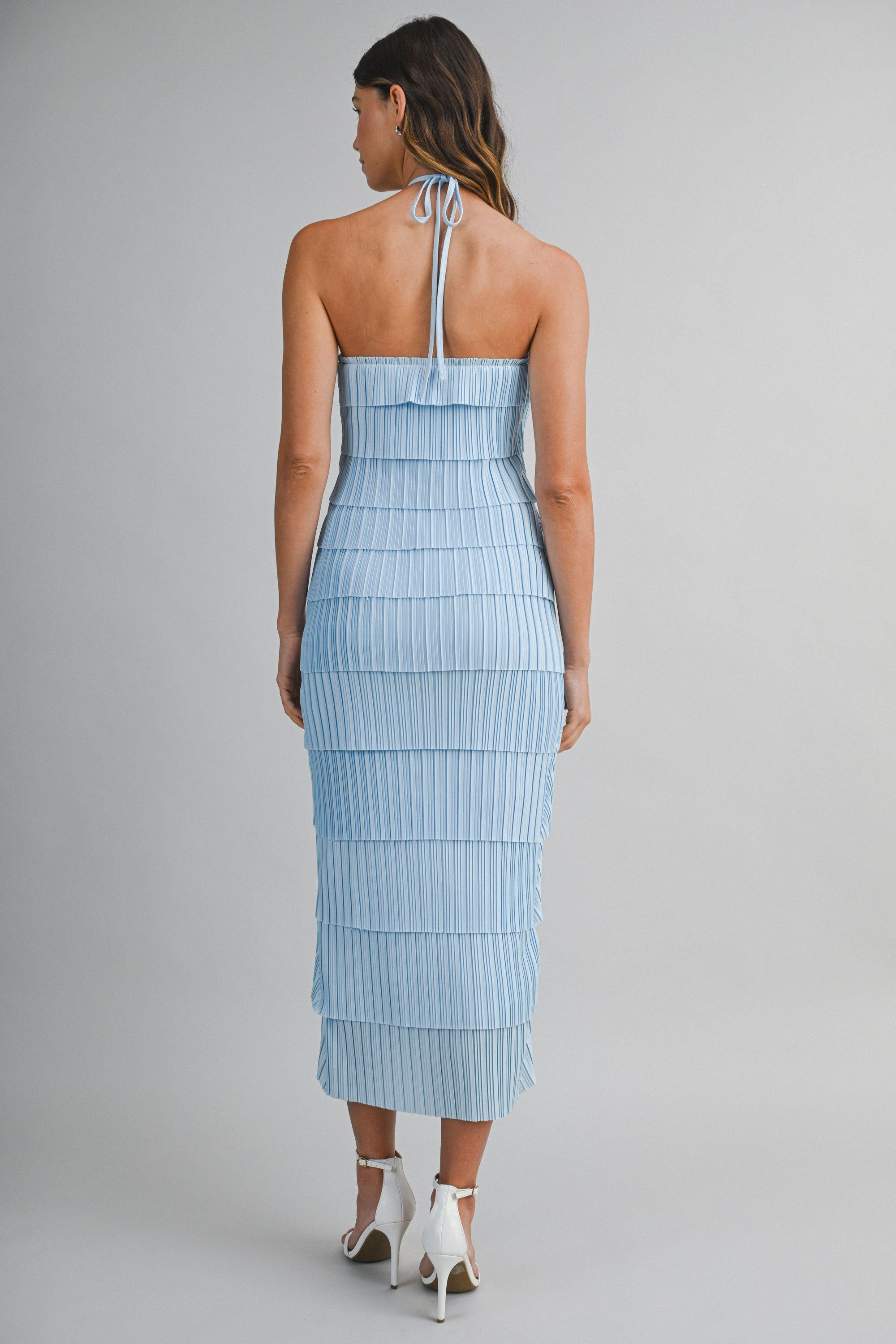 Britta Pleated Midi Dress