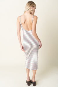 Leona Open Back Knit Maxi Dress