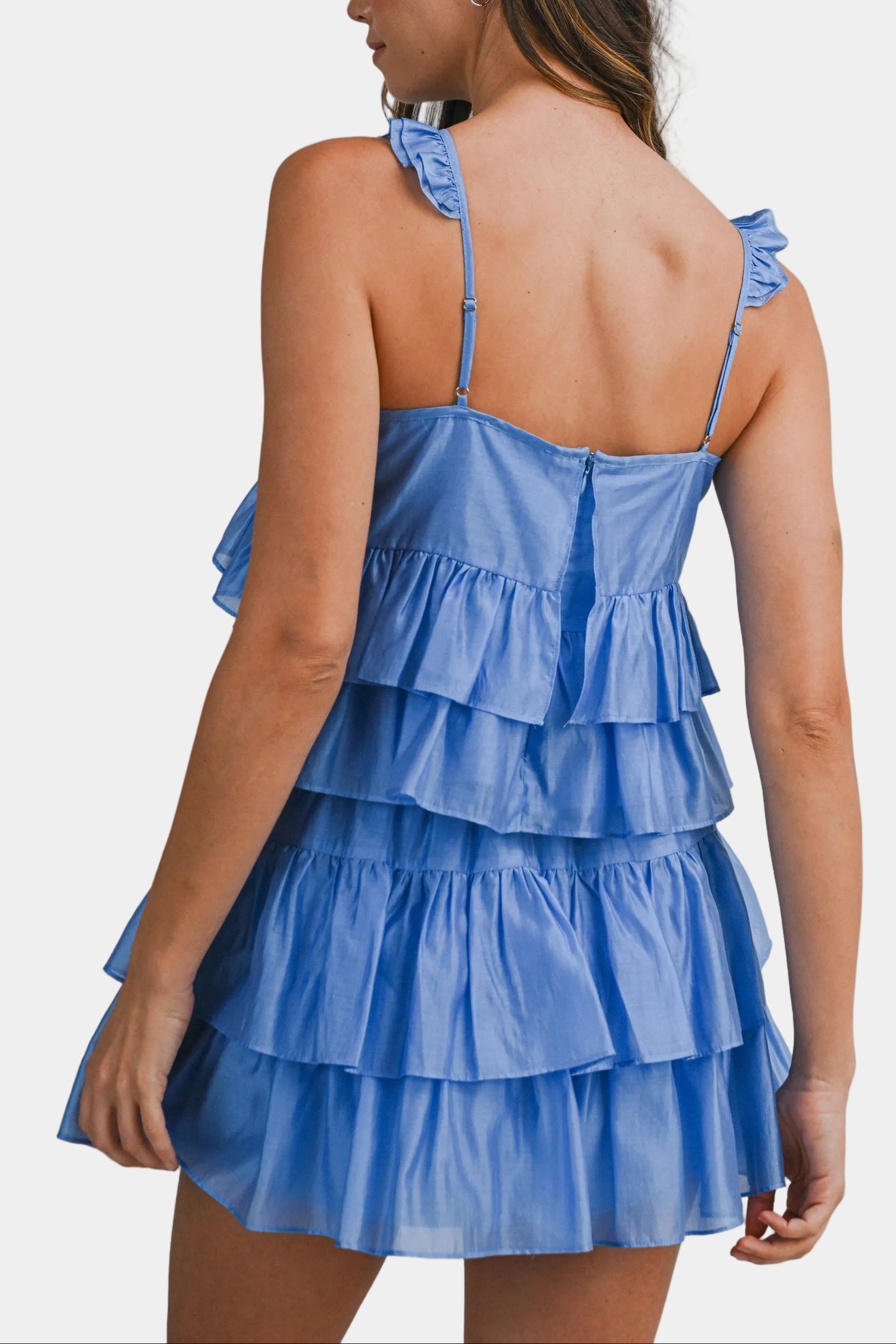 Sommer Ruffle Tiered Top & Mini Skirt Set