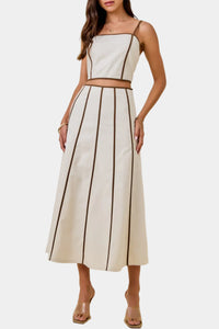 Berkleigh Contrast Midi Skirt Set