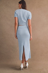 Alissa Jewel Sweater Top & Midi Skirt Set