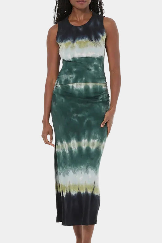 YFB Tamara Dress in Rainforest Terra Wash