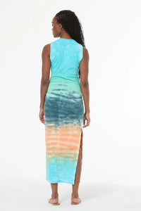 YFB Tamara Dress in Jelly Mint Watercolor Wash