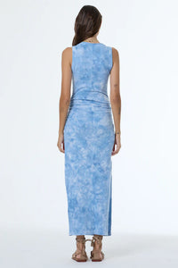 YFB Tamara Dress in Blue Auracloud Wash