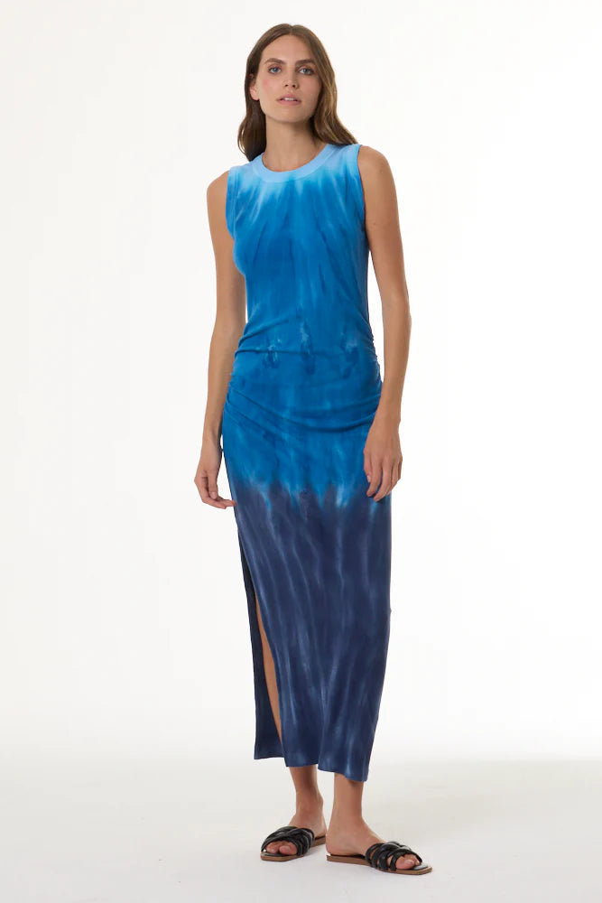 YFB Tamara Midi Dress in Tranquil Blue Ombre
