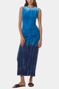YFB Tamara Midi Dress in Tranquil Blue Ombre