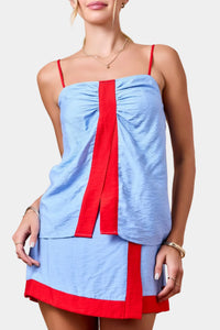 Nala Color Block Cami Top & Mini Skort Set