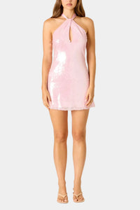 Moxie Mini Dress in Pink